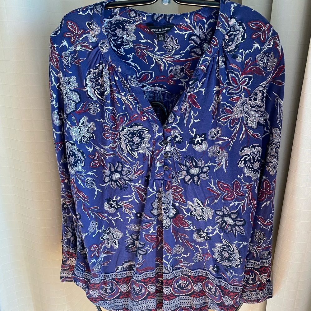 Lucky Brand long sleeve blouse